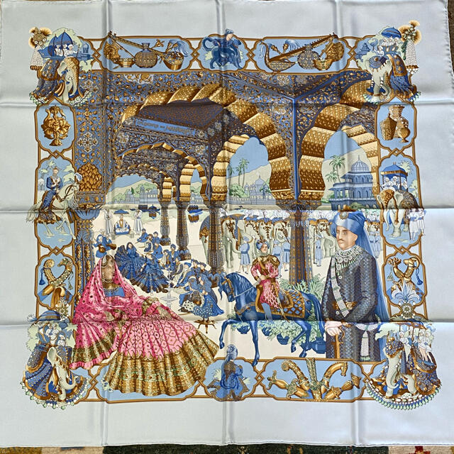 名作 Hermes - エルメス スカーフ カレ 90 新品未使用 「マハラジャ