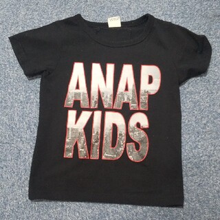 アナップキッズ(ANAP Kids)の★ANAP＊Tシャツ＊黒＊100㎝(Tシャツ/カットソー)