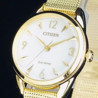 シチズン(CITIZEN)の【新品即納】シチズン 高級 レディース腕時計 シャンパンカラー エコドライブ(腕時計)