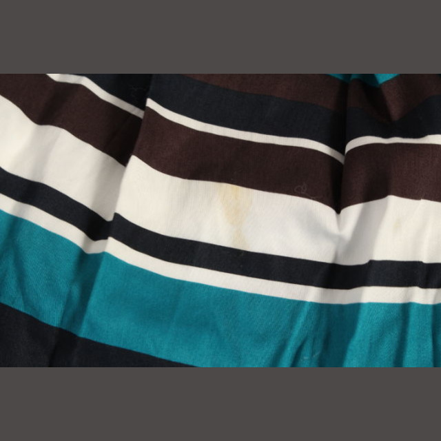 ANAYI(アナイ)のアナイ ANAYI 17SS マルチ ボーダー タック フレア スカート amy レディースのスカート(ロングスカート)の商品写真