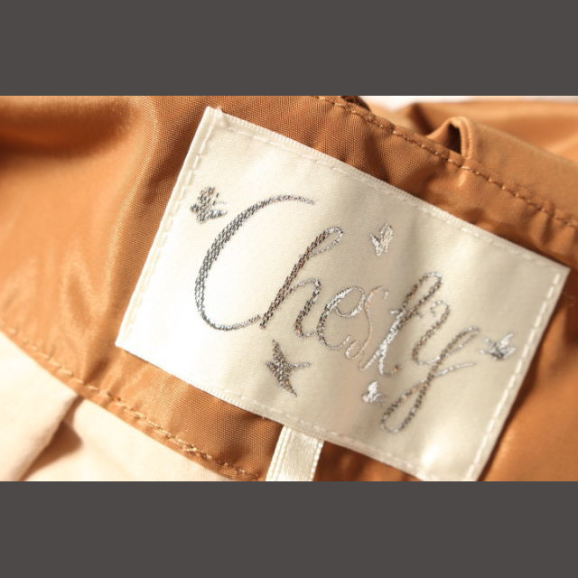 Chesty(チェスティ)のチェスティ Chesty 17AW ワンピース ミモレ ノースリーブ カットワー レディースのワンピース(ひざ丈ワンピース)の商品写真