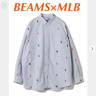 ビームス(BEAMS)の定価16500円☆極美品☆MLB×BEAMSコラボボタンダウンシャツ(シャツ)