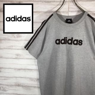 アディダス(adidas)のadidas 　アディダス　Tシャツ　3ストライプ　デカロゴ　送料無料(Tシャツ/カットソー(半袖/袖なし))