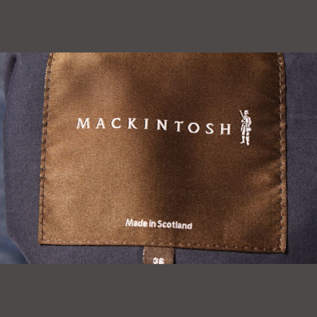 MACKINTOSH(マッキントッシュ)のマッキントッシュ MACKINTOSH コート ステンカラー ゴム引き デニム レディースのジャケット/アウター(その他)の商品写真