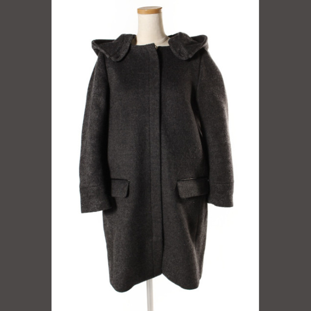 イエナ IENA 16AW 二重織り シャルムフード コクーン コート ウール イエナ IENA 16AW 二重織り シャルムフード コクーン コート ウール