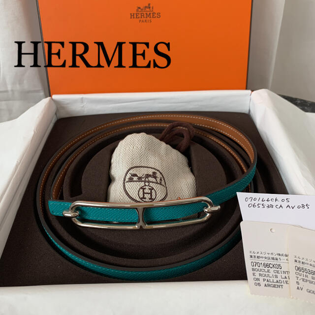 Hermes(エルメス)の★美品★エルメス レザー ベルト ロウリス SVバックル 85cm レディースのファッション小物(ベルト)の商品写真