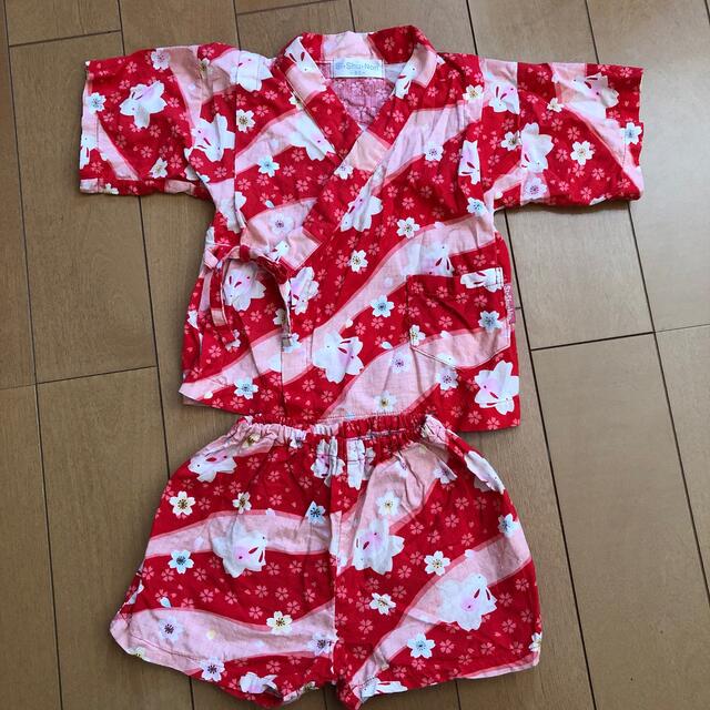 SiShuNon(シシュノン)のお値下げ　甚平　80㎝ キッズ/ベビー/マタニティのベビー服(~85cm)(甚平/浴衣)の商品写真