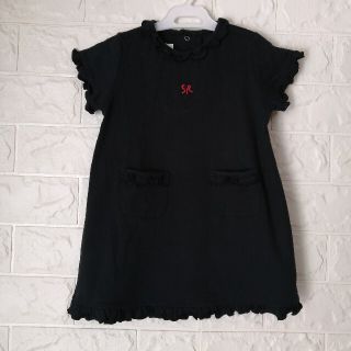 ソニアリキエル(SONIA RYKIEL)のSONIA RYKIEL　フリルデザインワンピース　80(ワンピース)