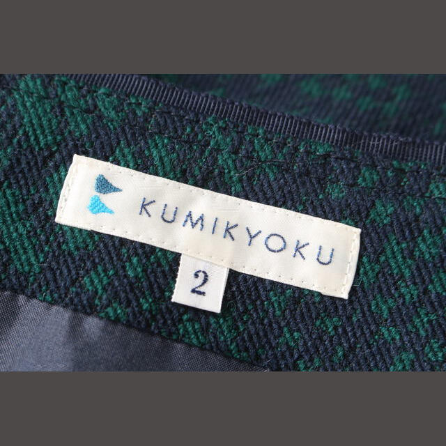 kumikyoku（組曲）(クミキョク)のクミキョク 組曲 KUMIKYOKU バイカラー チェック JQ スカート /☆ レディースのスカート(ミニスカート)の商品写真