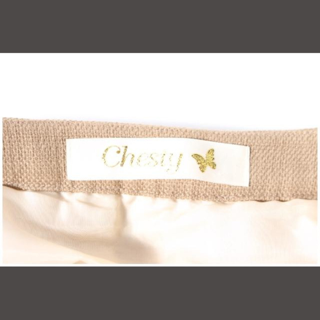 Chesty(チェスティ)のチェスティ Chesty ラメ ツイード タック スカート ahm0424 レディースのスカート(ミニスカート)の商品写真