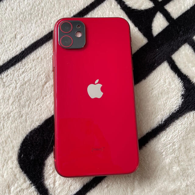 iPhone 11 64GB レッド simフリー 美品 - スマートフォン本体