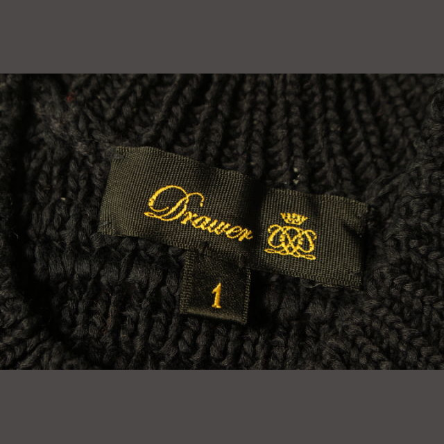 Drawer(ドゥロワー)のドゥロワー Drawer セーター ニット ローゲージ 長袖 1 紺 ネイビー レディースのトップス(ニット/セーター)の商品写真