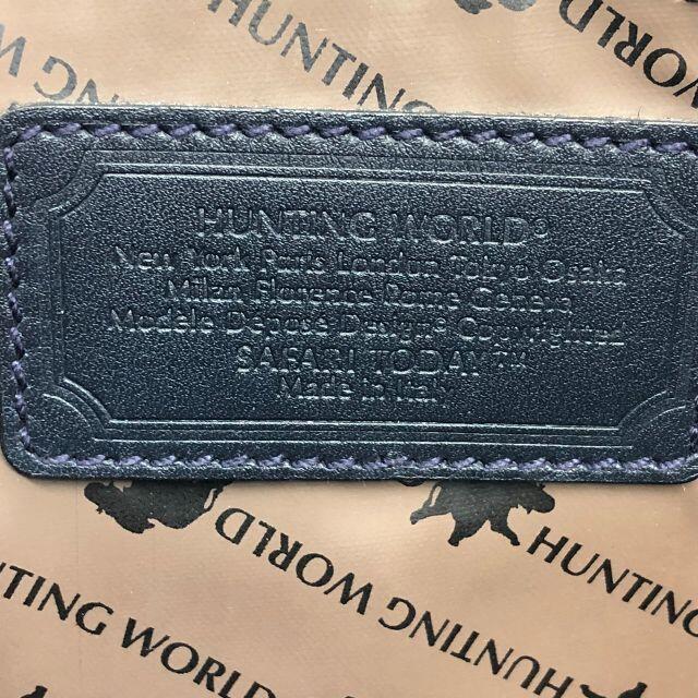 HUNTING WORLD(ハンティングワールド)のハンティングワールド トートバッグ キャンバス×レザー ブラック メンズのバッグ(ビジネスバッグ)の商品写真
