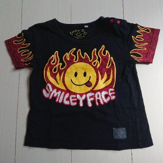 スマイル Tシャツ ファイヤーパターン(Tシャツ/カットソー)