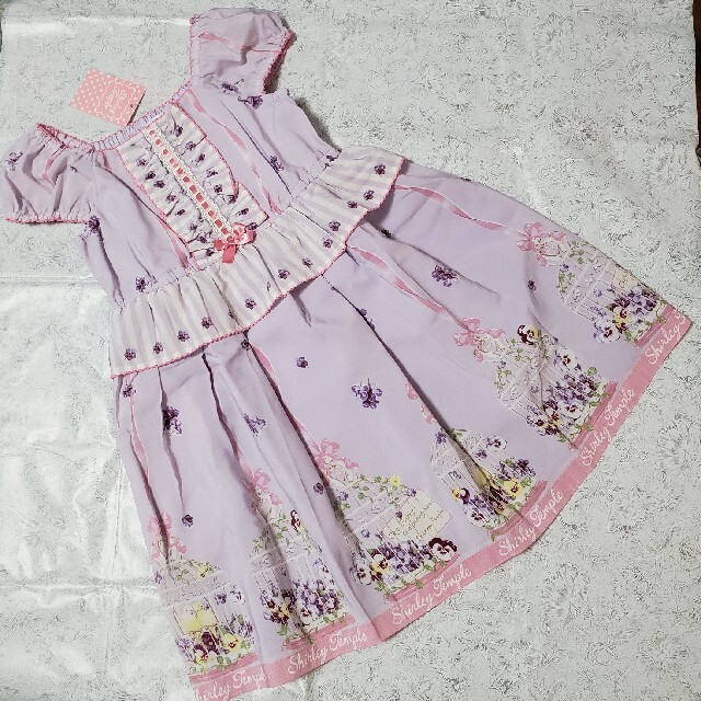 シャーリーテンプル☆鳥籠ワンピースキッズ服女の子用(90cm~)