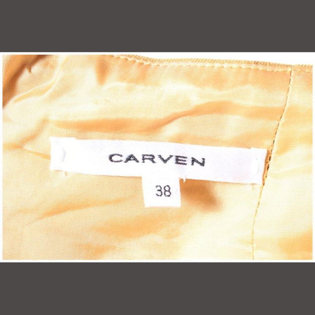 カルヴェン CARVEN カルヴェン スカート タック ミニ フレア コットン