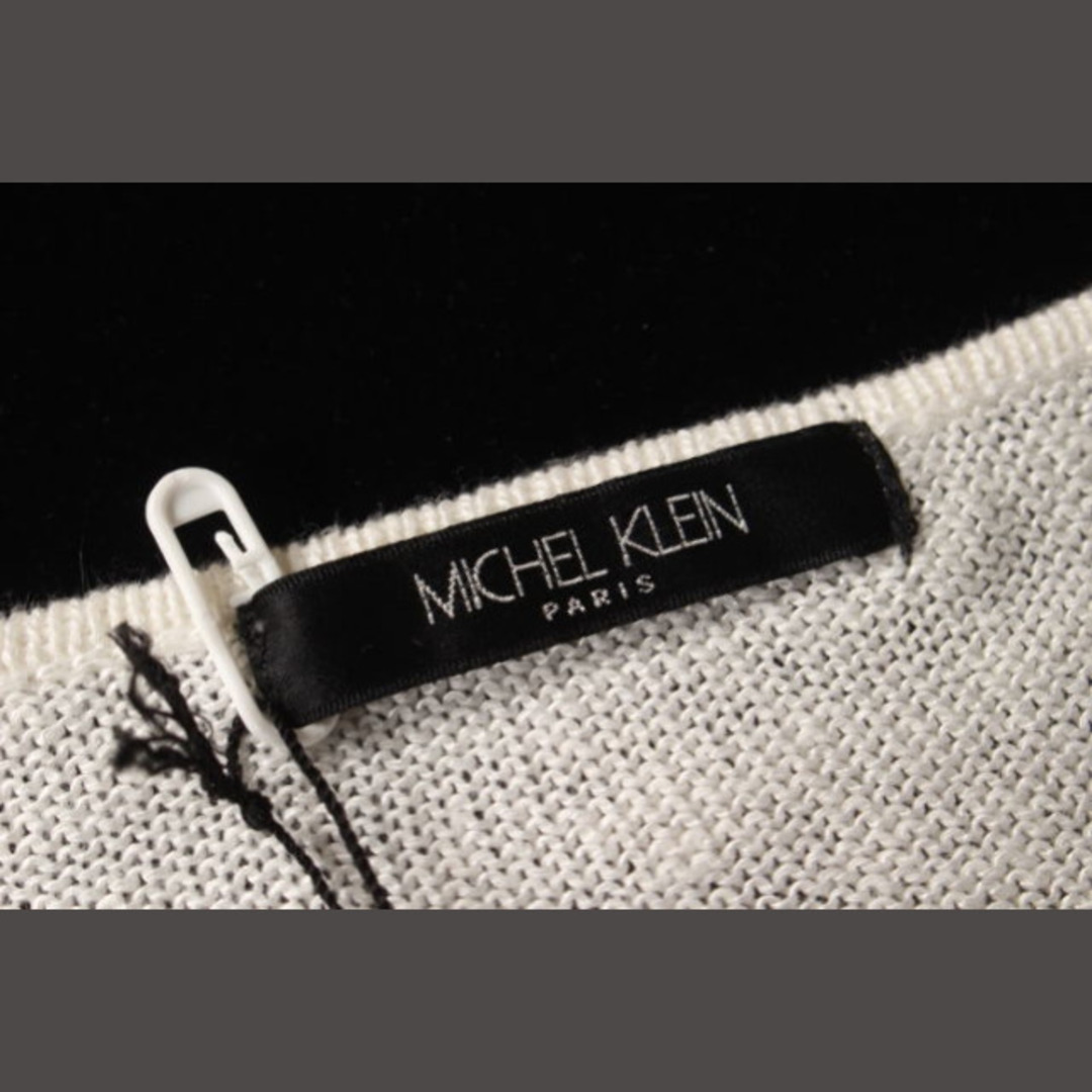 MICHEL KLEIN(ミッシェルクラン)のミッシェルクラン MICHEL KLEIN リネン混 Vネック ニット aan0 レディースのトップス(ニット/セーター)の商品写真