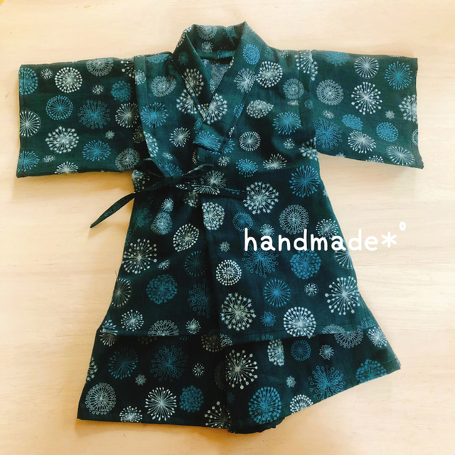 handmade♡ベビー袴 甚平の通販 by o.7fam☆｜ラクマ