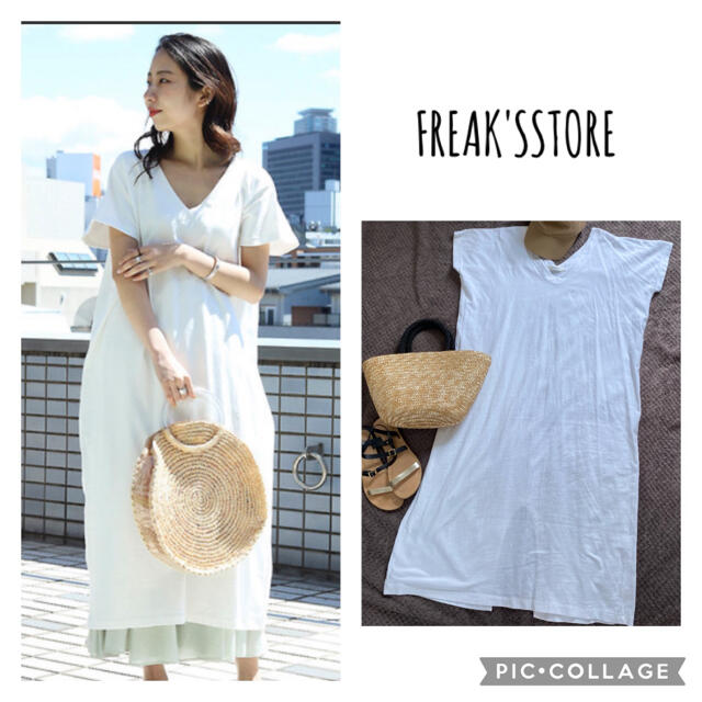 FREAK'S STORE(フリークスストア)のまきさま専用＊フリークスストア Tシャツワンピース レディースのワンピース(ロングワンピース/マキシワンピース)の商品写真