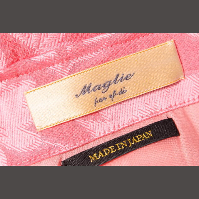マーリエパーエフデ Maglie par ef-de ワンピース ひざ丈 半袖