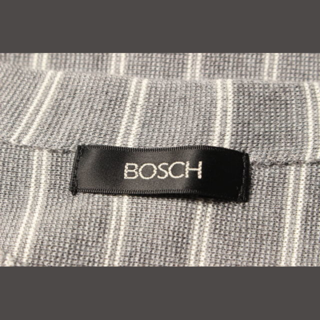 BOSCH(ボッシュ)のボッシュ BOSCH 18AW カットソー ニット 七分袖 ストライプ ミラノリ レディースのトップス(ニット/セーター)の商品写真