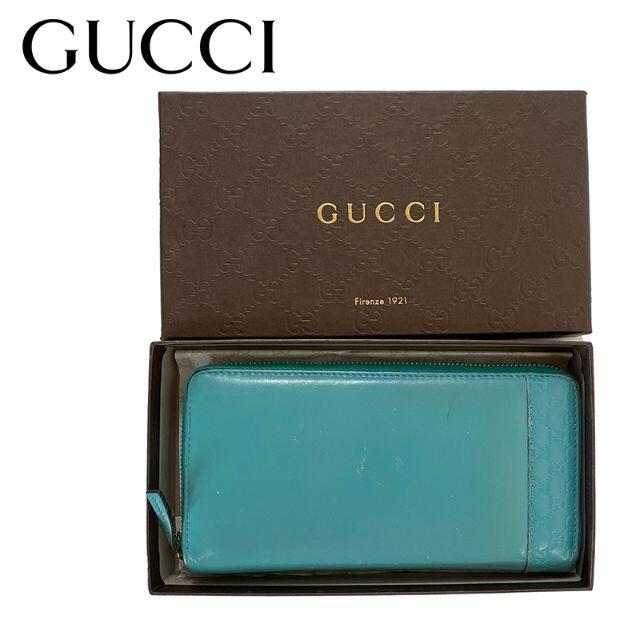 Gucci Gucci グッチ 長財布 ロングウォレット ターコイズブルーの通販 By Umako S Shop グッチならラクマ