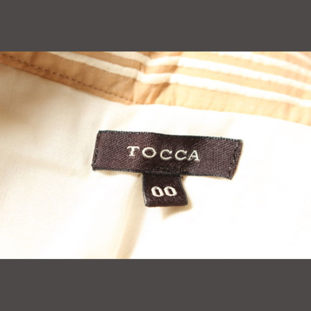 TOCCA(トッカ)のトッカ TOCCA  MARE スカート ミニ フレア ストライプ 00 ベージ レディースのスカート(ミニスカート)の商品写真