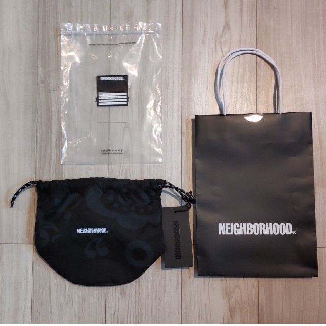 NEIGHBORHOOD(ネイバーフッド)の[maestro5611様専用]新品、未使用　ネイバーフッド　巾着型ポーチ メンズのバッグ(その他)の商品写真