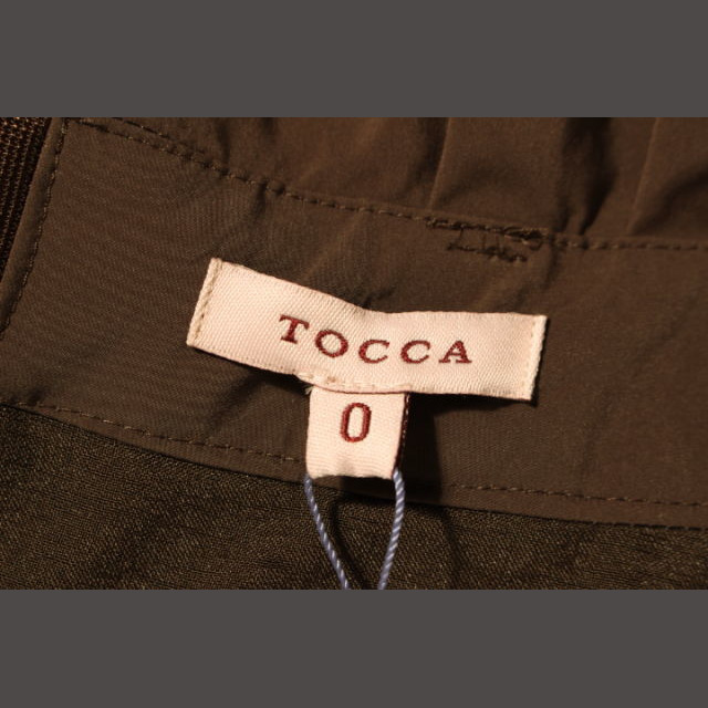 TOCCA(トッカ)のトッカ TOCCA 17AW スカート フレア ひざ丈 0 茶 ブラウン /kf レディースのスカート(ひざ丈スカート)の商品写真