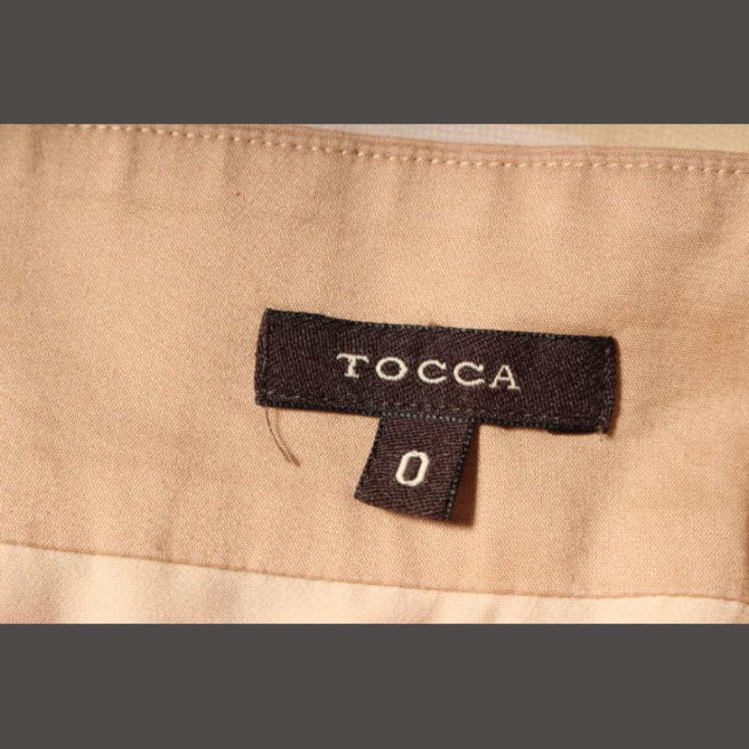 TOCCA(トッカ)のトッカ TOCCA ビジュー装飾 シフォン ボーダー スカート ahm0514 レディースのスカート(ひざ丈スカート)の商品写真