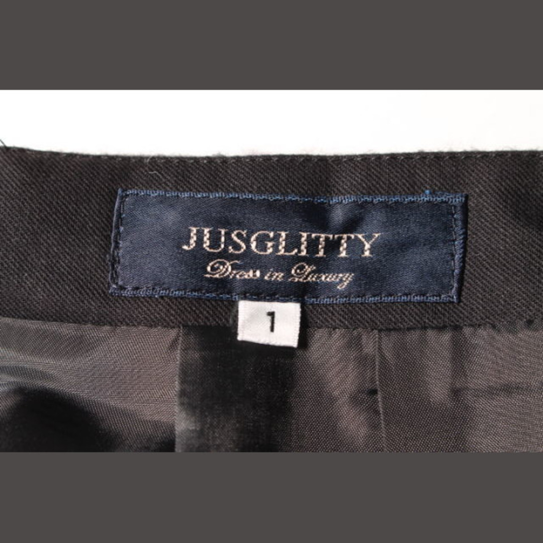 JUSGLITTY(ジャスグリッティー)のジャスグリッティー JUSGLITTY アンゴラ混 チェック スカート /hn0 レディースのスカート(ミニスカート)の商品写真