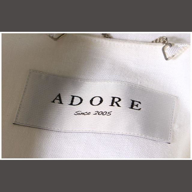 ADORE(アドーア)のアドーア ADORE 15SS ジャケット ノーカラー スタッズ装飾 リネン 3 レディースのジャケット/アウター(その他)の商品写真