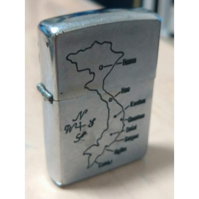 【ベトナムZIPPO】本物 1966年製ベトナムジッポー ヴィンテージ「地図」