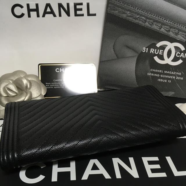 CHANEL - 超美品☆ シャネル ボーイシャネル キャビアスキン