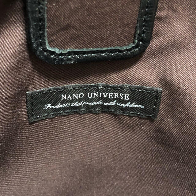 nano・universe(ナノユニバース)の出品今週末まで❣️ ナノユニバース バックパック 黒 レザー リュック メンズのバッグ(バッグパック/リュック)の商品写真