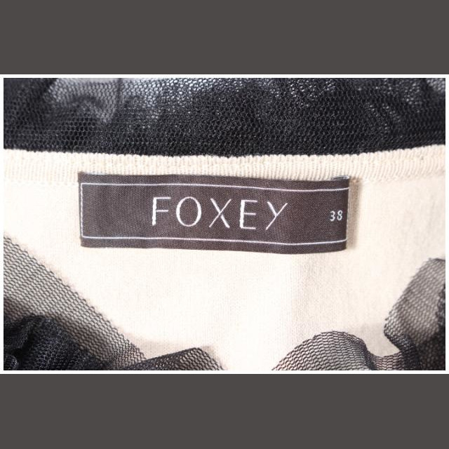 FOXEY(フォクシー)のフォクシー FOXEY ジャケット ルーセント 七分袖 チュール 黒 ブラック レディースのジャケット/アウター(その他)の商品写真