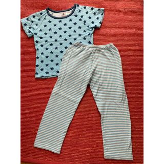 プチバトー(PETIT BATEAU)のPETIT BATEAU kids 星×ボーダー柄 半袖パジャマセット(男の子)(パジャマ)