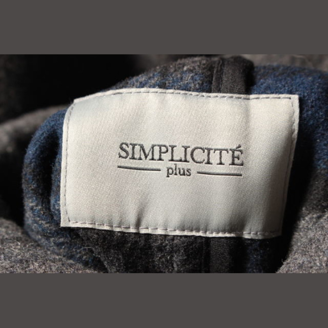 Simplicite(シンプリシテェ)のシンプリシテェ Simplicite プリュス plus くるみボタン コート メンズのジャケット/アウター(その他)の商品写真