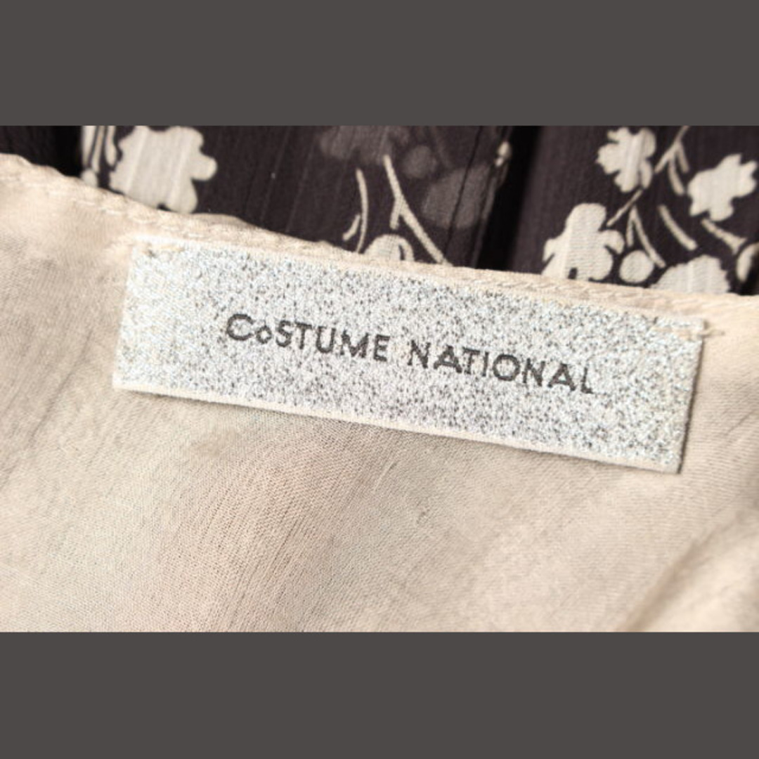 CoSTUME NATIONAL(コスチュームナショナル)のコスチュームナショナル CoSTUME NATIONAL ワンピース 花柄 Vネ レディースのワンピース(ひざ丈ワンピース)の商品写真