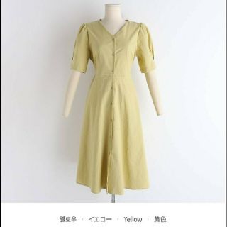 ディーホリック(dholic)の(新品)ディーホリック(DHOLIC) ♡ Vネックボタンワンピース(ロングワンピース/マキシワンピース)