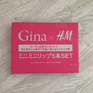 エイチアンドエム(H&M)のgina×H＆Mミニミニリップ5本セット(口紅)