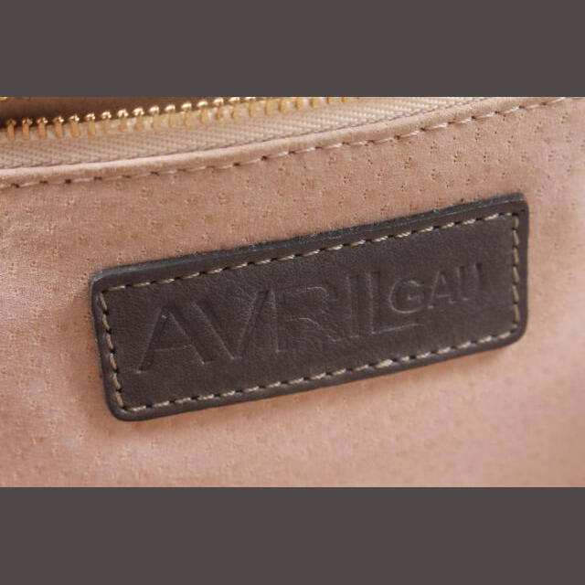AVRIL GAU(アヴリルガウ)のアヴリルゴウ AVRIL GAU バッグ ショルダー レザー 黒 ブラック am レディースのバッグ(ショルダーバッグ)の商品写真