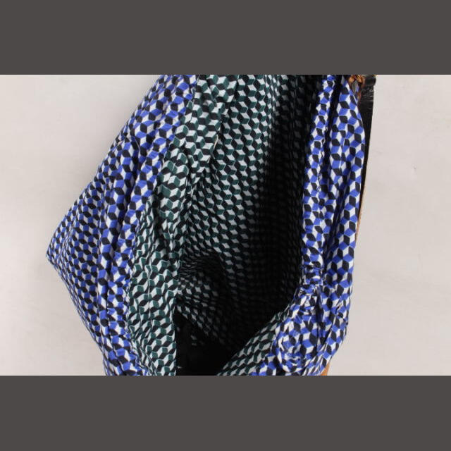 Marni(マルニ)のマルニ MARNI リュック 総柄 巾着 青 ブルー ako0524 レディースのバッグ(リュック/バックパック)の商品写真
