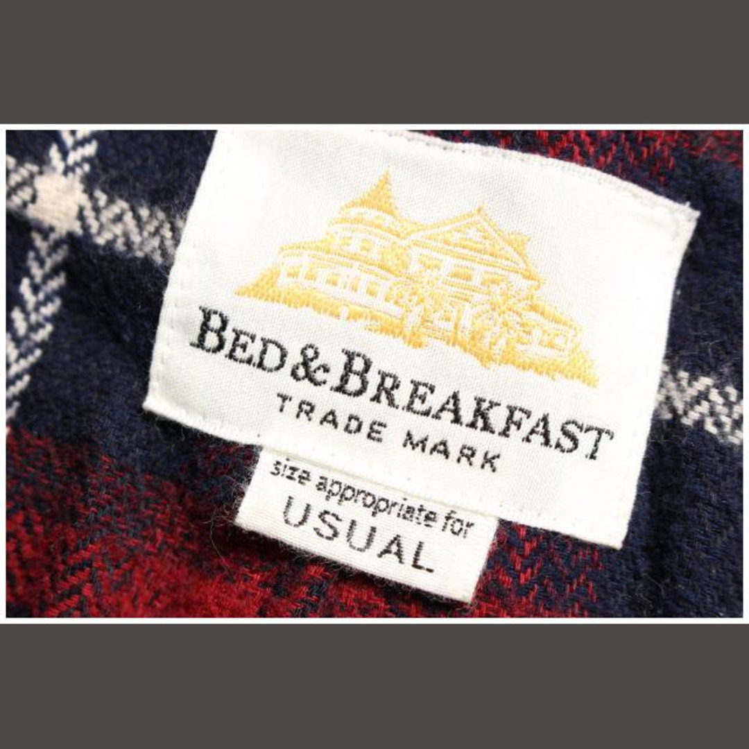 BED&BREAKFAST(ベッドアンドブレックファスト)のベット&ブレックファスト BED&BREAKFAST 裏地チェック ダッフル コ レディースのジャケット/アウター(ダッフルコート)の商品写真