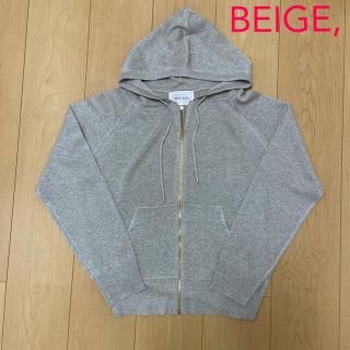 BEIGE, ラメニットパーカー　新品未使用