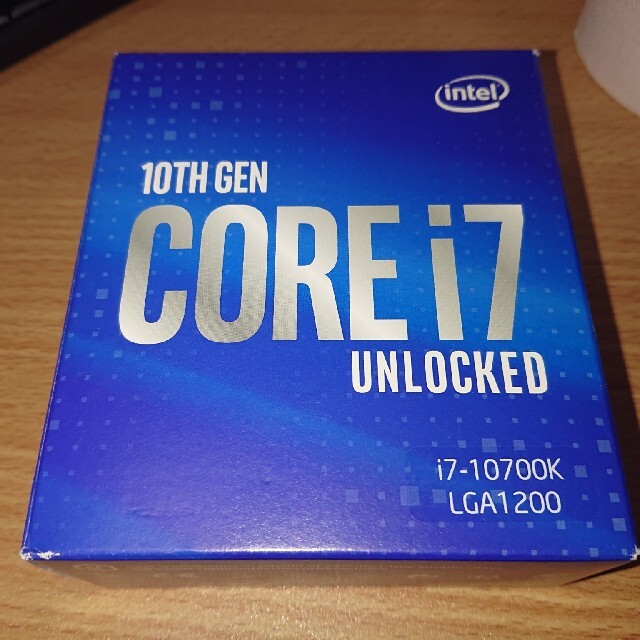 Intel Core i7 10700K 動作良好