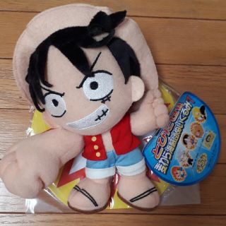 シュウエイシャ(集英社)のレア ワンピース ONE PIECE  とびだせ！ 麦わら海賊団 ぬいぐるみ1(キャラクターグッズ)