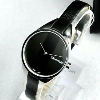 カルバンクライン(Calvin Klein)のカルバンクラインRebel Quartz Black Dialレディースウォッチ(腕時計)