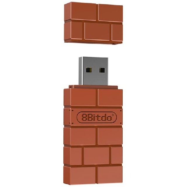 新品未使用!】8bitdo ワイヤレス Bluetooth アダプター 8BitDo GBros ワイヤレスアダプター コントローラー