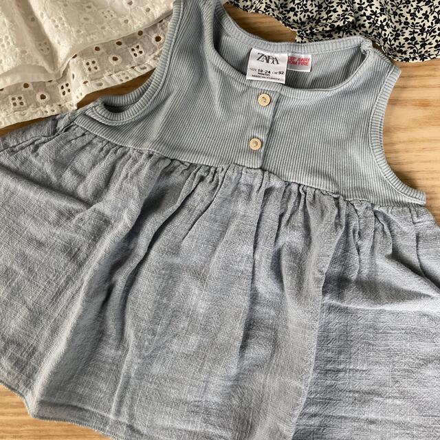 ZARA KIDS(ザラキッズ)の3枚セット　ZARAベビー　チュニックなど キッズ/ベビー/マタニティのキッズ服女の子用(90cm~)(ブラウス)の商品写真